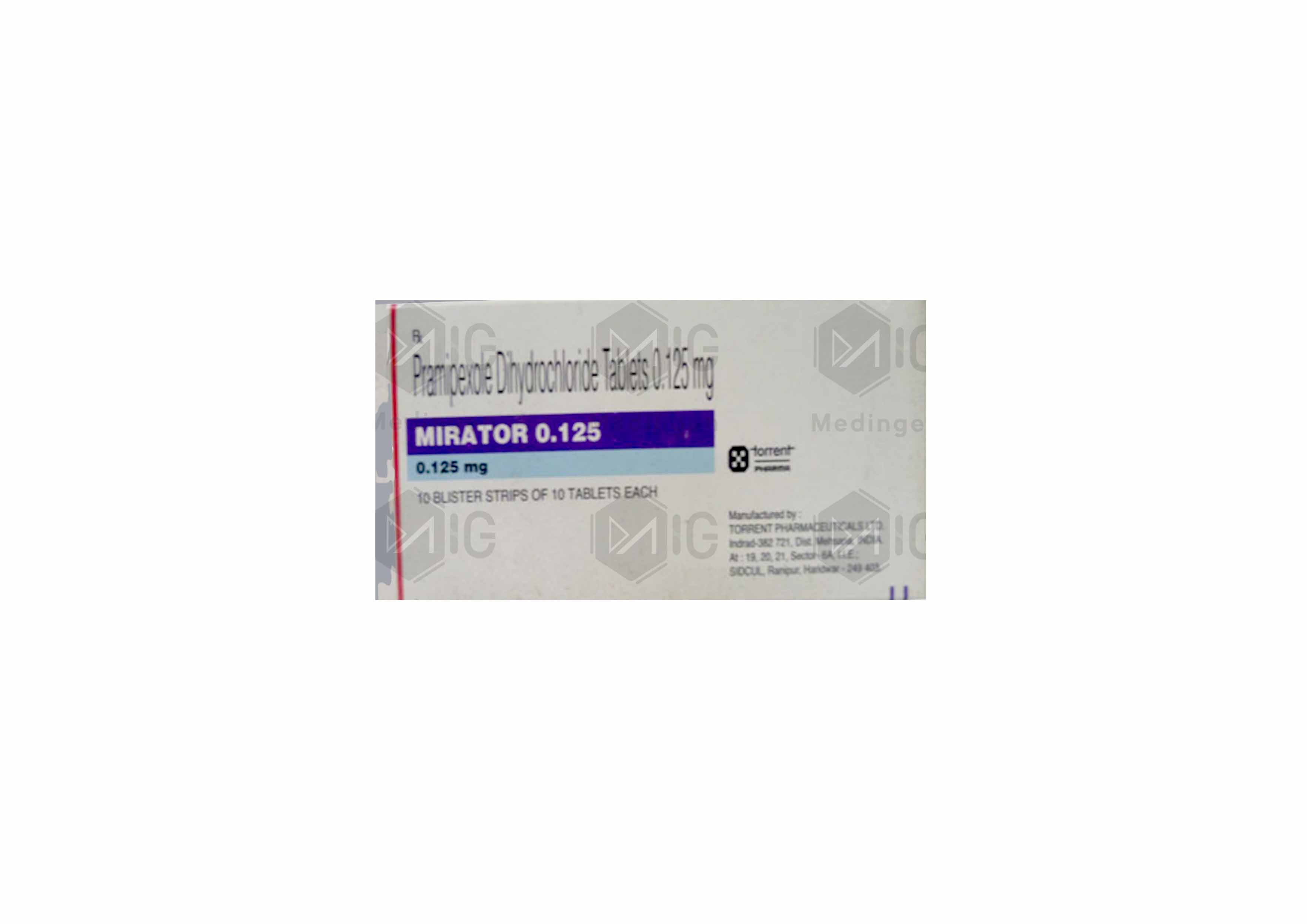 MIRATOR 0.125MG
